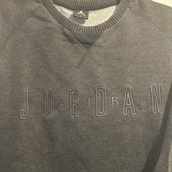 Jordan Crewneck charcoal grey size Large - Picture 2 of 6